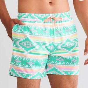 Chubbies The En Fuego Stretch Swim Trunks‎ Size Medium Tropical Summer Vacation